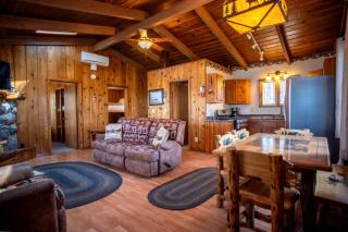 Spacious Lakeview Cabin with Large Deck & Rock Fireplace Near Babbitt, Minnesota - 8