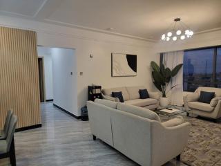newly furnished three bedroom apartment with swimming pool fully equipped gym children playground ample parking space and unbeatable scenic city views - 5