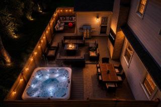 Rocky Mount Retreat Hot Tub Firepit Gameroom - 9