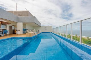 SM02 Perfeito Apartamento Vista a Mar c/ Piscina - 9