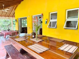 Villa Familiar con Piscina Privada, 8 min de Hacienda Nápoles, Santorini, Rio Claro - 7