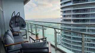 1BR New Alamein Towers - Sea & Lagoon View - North Coast شقة فندقية غرفة و صالة ابراج العلمين الجديدة - فيو بحر دايركت - الساحل الشمالي بجوار Rixos Premium Alamein - 6