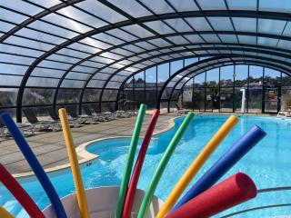 Mobil-home Grand Confort 4 pers: piscine chauffée, près de la plage, parking inclus - FR-1-361A-48 - 2