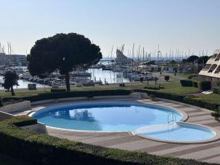 Studio confortable avec terrasse, piscine, parking privé, à 100m de la plage - 4 pers - FR-1-731-79 - 0