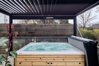 seeglueck ROSENHOF - naturnah Wohnen im Holz100-Vollholzhaus mit Whirlpool und Garten - Constance - 9