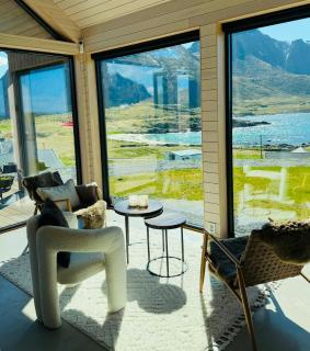 Panoramic Seaside Cabin in Vesterålen - Arctic Ocean Views - Close to the Beach - 1