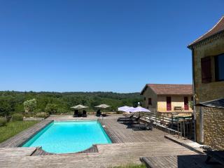Périgord 3étoiles 12-16 personnes Piscine -Tennis - 8