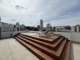Studio Mobiliado no Rooftop Souza Paula - Padre Cafe - 5