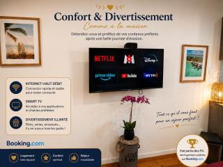 Appartement 4 ou 2 Parking Wifi Terrasse cosy - 9