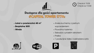 Apartament 17 piętro #CapitalTower 177A FV PARKING by APARTAMENTY OKAZJA - 1