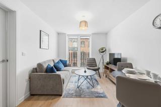Modern 1 Bed Apartment in Birmingham - Sleeps 3 - 4