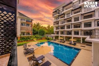 StayVista at Levante Suite with Gym, Outdoor Pool - 9