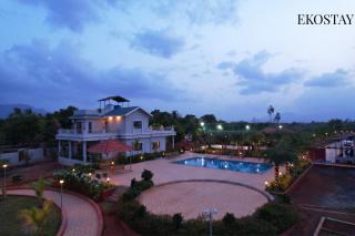 Ekostay Gold Palm Estate I Cricket Turf I Rain Dance I 2 Acre Property - 3