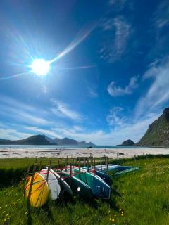 Haukland beach panorama - with Sauna - 7