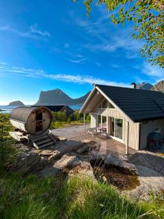 Haukland beach panorama - with Sauna - 9