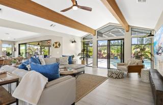 Boho Chic Estate-40Ft PoolSpa-Coolest House in Naples! - 5