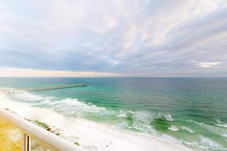 Sunny Beachfront condo with Gulf views pool & deck - 0