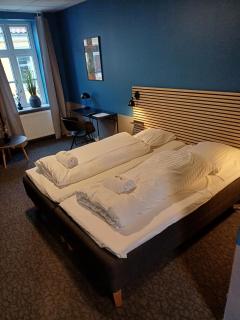 Blue Double Room 6 on pedestrian street Saeby - 9