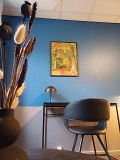 Blue Double Room 6 on pedestrian street Saeby - 7
