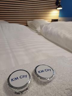 Blue Double Room 6 on pedestrian street Saeby - 2