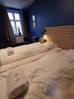 Blue Double Room 6 on pedestrian street Saeby - 1