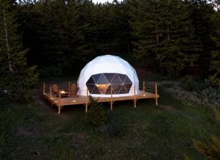 Kelly Canyon Geodesic Dome - Valley View - 0