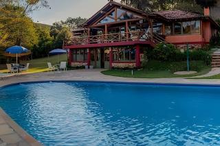 Chalé na serra, com lareira, sauna e piscina - 9