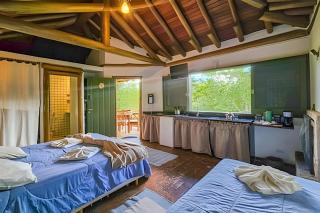 Chalé c/ vista p/ Serra Fina - lareira, sauna, pis - 1