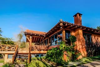 Chalé de montanha com lareira, sauna e piscina. - 0