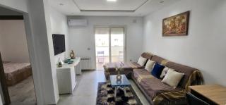 two-bedroom apartment with a living room, kitchen and balcony - 0