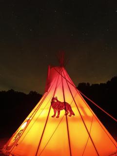 Teepee u Vlčího potoka - 8