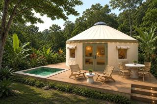 New Arenal Luxury Yurt with Pool & Volcano Views - 1