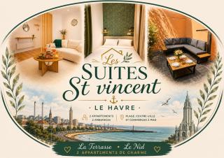 Les Suites St-Vincent - 1-6 pers - Cosy - Mer et ville à pied - 9