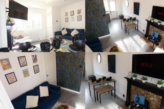 2BDR House 4 Beds & Sofa with 3 TVs Netflix PS4 Free Parking Near MCR AO Arena - 6