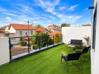 Appartement terrasse privée calme 4 personne clim - 0