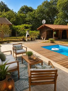 Villa pinède avec piscine - 1