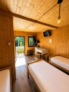 Kolsay Tanbalytas Wood Panel House for 3 Guests - 9