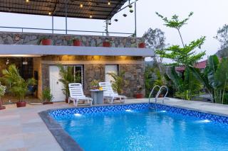 Alaya Stays The monolith 4 BHK Villa with Private Pool & Garden Lounge in Udaipur - 3