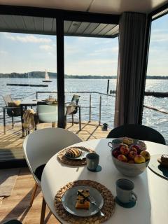 Hausboot Fjord Schleiliebe mit Biosauna und Dachterrasse in Schleswig - 7