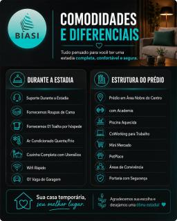 Studio 705 Premium no Centro de Chapecó com Sacada, Piscina, Academia e Vaga Garagem - Prédio Alto Padrão - 4