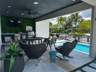 Luxe Waterfront Villa w Boat & Pool - BRAND NEW! - 0