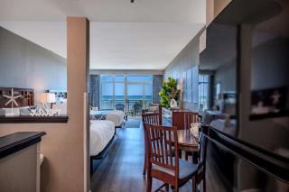 Oceanfront Studio With Indoor Waterpark! Water Slides and More! Dunes Village Resort 342 - 1