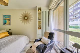 Apt 37 m2, 1 bedroom, Garden view, in Clichy, parking - 2