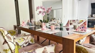 NEUE Sonnige große Villa Ferienwohnung, EIGENER WHIRLPOOL, NUR 10 min ZU Fuß VON LEGOLAND entfernt,126 m2 stillvolle Ferienwohnung NR 1 , wunderschöner Garten mit Terrasse und Waldblick, großes Bad, ruhige Lage, Erholung - 6