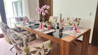 NEUE Sonnige große Villa Ferienwohnung, , NUR 10 min ZU Fuß VON LEGOLAND entfernt,126 m2 stillvolle Ferienwohnung NR 1 , wunderschöner Garten mit Terrasse und Waldblick, großes Bad, ruhige Lage, Erholung - 5