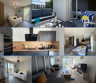 Goeland apt confortable avec belle terrasse vue dégagée 3 chambres parking privatif à 900 m de la plage et tous commerces près de Bayeux sur plages du débarquement - 9