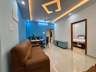 Glaxio Homestay, New Spacious 2BHK apartments in Tirupati Near Railway Station with fully equipped kitchen, AC bedrooms, 24 hours water, caretaker service, and ample space for Car Parking & ideal for Families and Pilgrims - 3