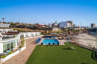Dog-Friendly Beach Haven with Heated Pool, Hot Tub, Kitchenette, Patio, AC - 0