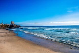 Airy, Beach-View Dog-Friendly Villa with Patio, Outdoor Pool, Streaming, AC - 0