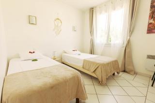 Villa 110m2, 7 pers, Jacuzzi , 3 chambres, terrain clos et arboré 2500m2 - 9